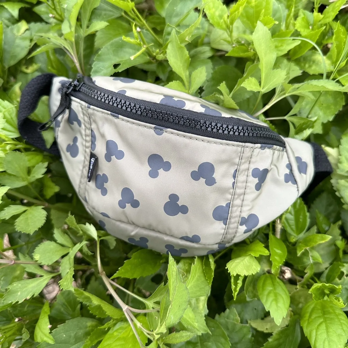 Mickey Mouse Waist Pack for Boys, Lightweight Chest Bag in Army Green - 5