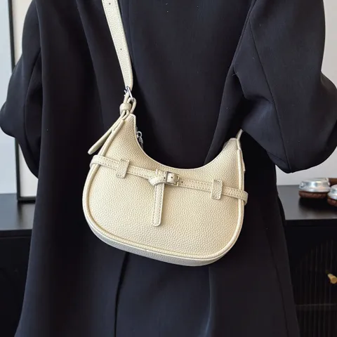 Retro Crescent Bag 2025 Women's Fashion Crossbody Hobo Purse - 4