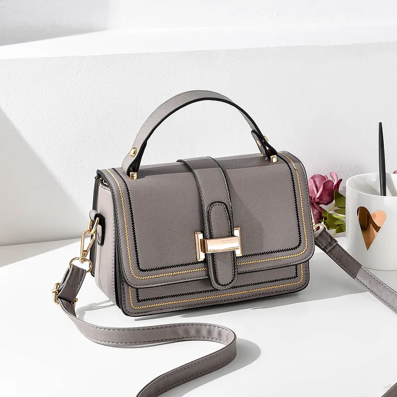 Small Crossbody Bag PU Soft Leather Women's Shoulder Bag Fashionable - 1