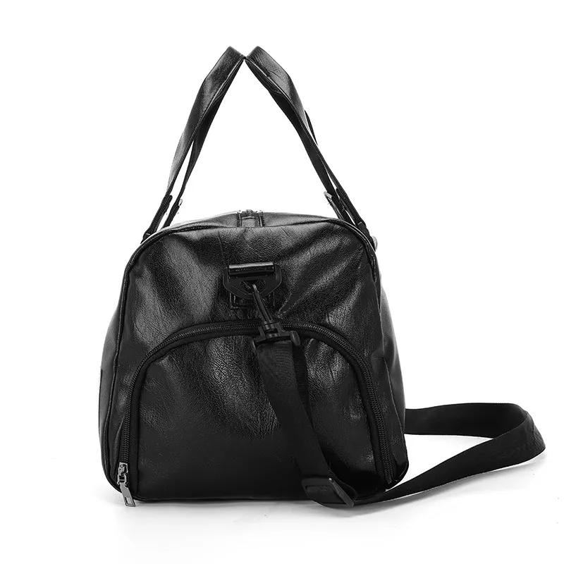 Shoe Compartment Large Gym Bag Travel Bag, Men's Casual Tote - 4