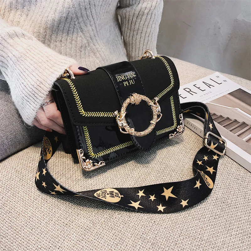 2025 Women's Shoulder Bag Fashion Satin Embroidery Crossbody Bag - 2