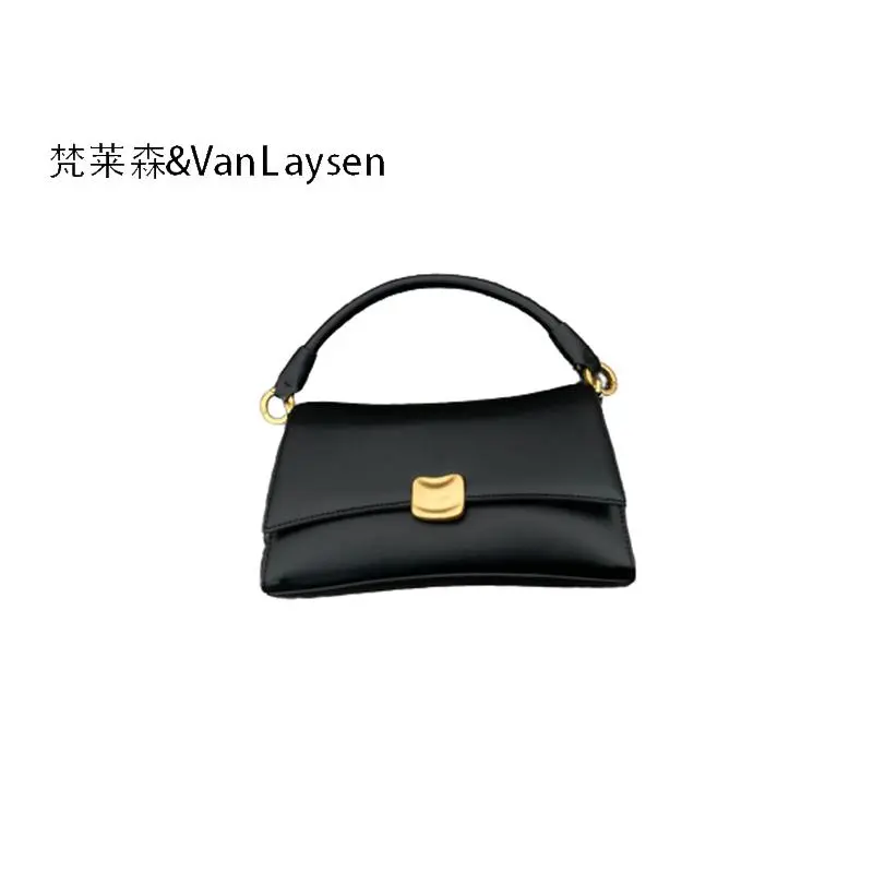 Black Underarm Bag 2023-2024 New Retro Shoulder Handbag Crossbody - 3