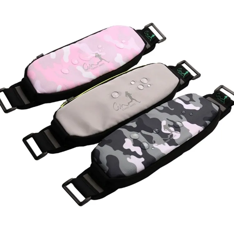 Running Waist Pack with Water Bottle Holder, Camouflage Waterproof Phone Bag - 4