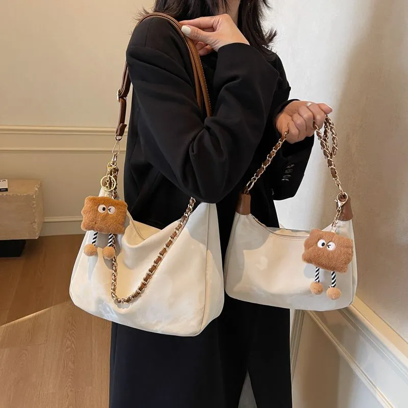 Stylish Tote Bag for Women Large Capacity Shoulder Bag Retro - 1