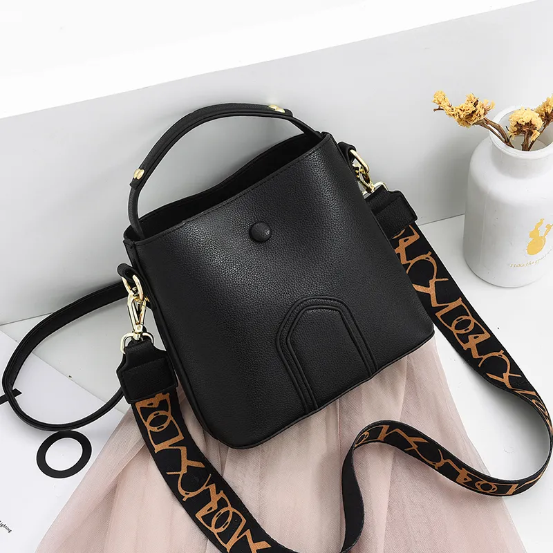 Fashion Bucket Bag 2025 Women's Large Tote Crossbody Shoulder Bag - 2