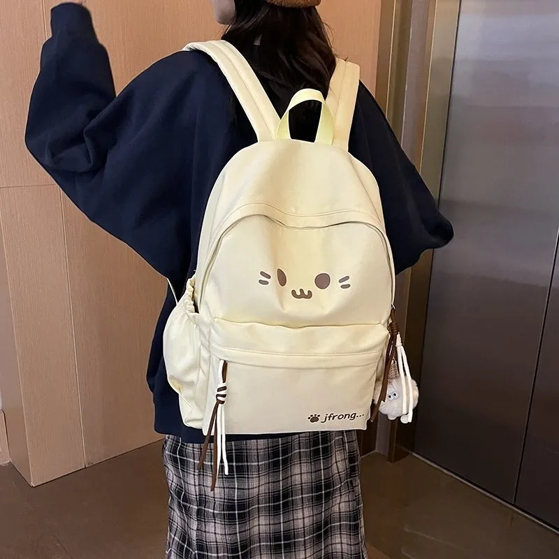 Cute Backpack for Women Large Capacity Student School Bag Ins Style - 4