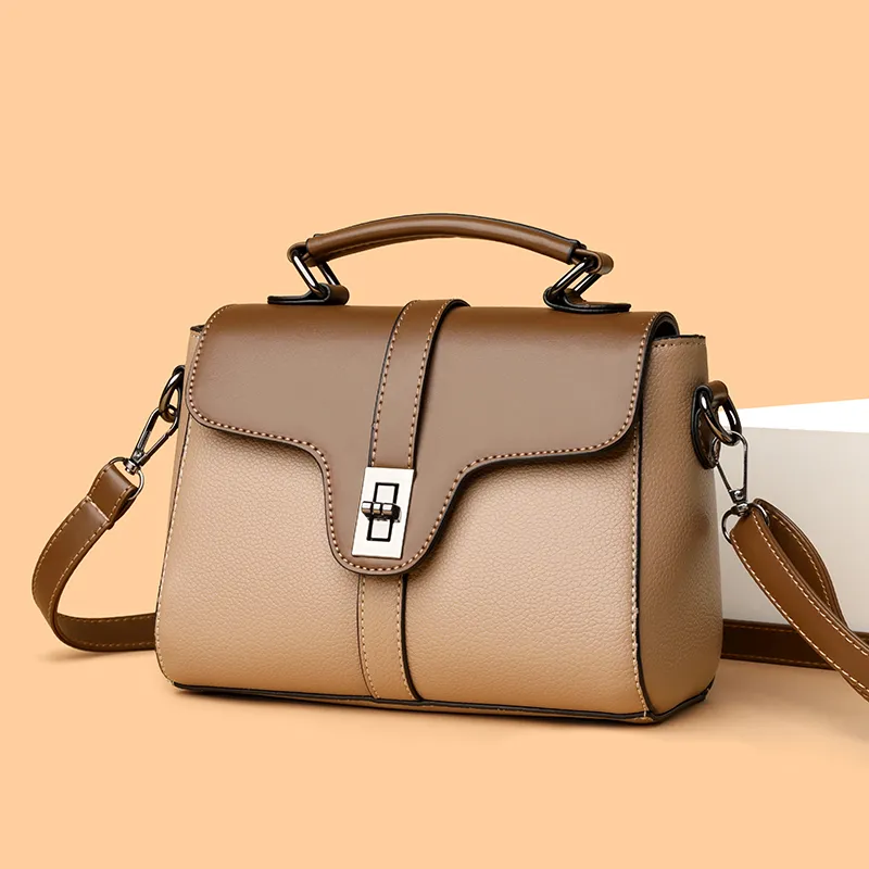 Women's Casual Square Shoulder Bag 2025 Work Commute PU Crossbody Purse - 3