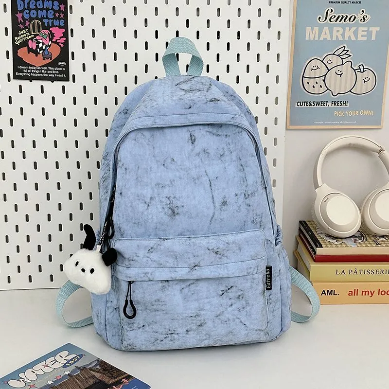 Large Capacity Tie-Dye Backpack, Ins Style Daypack for College Students - 3