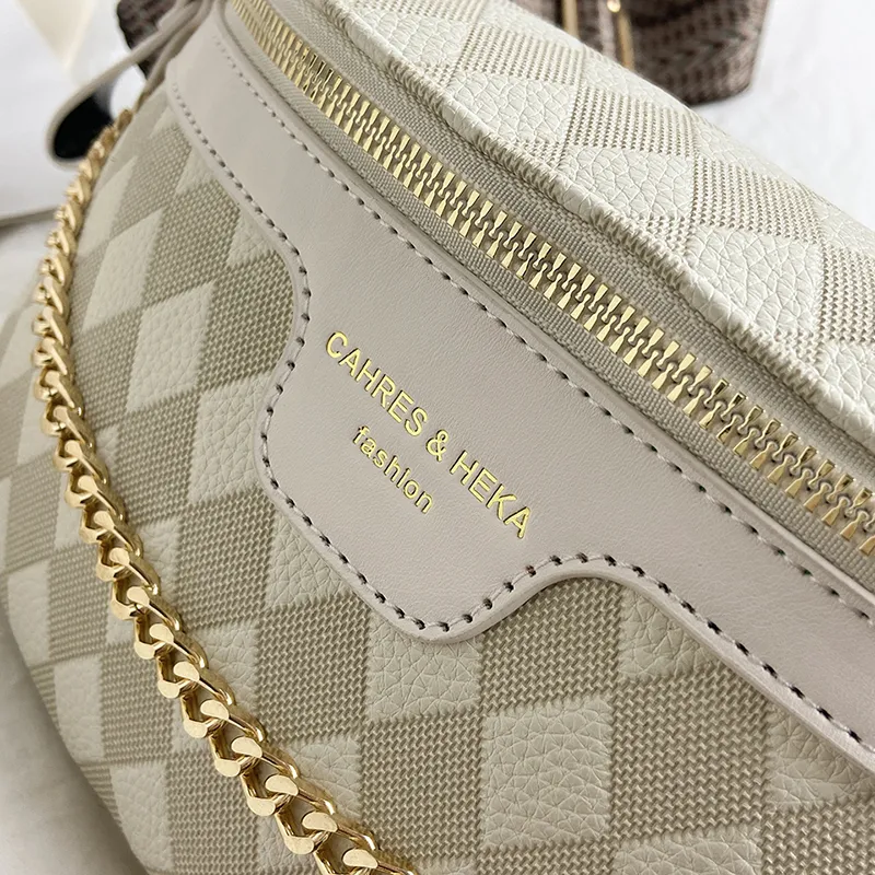 Quilted Waist Bag 2025 Fashionable Crossbody Sling Bag for Women - 5
