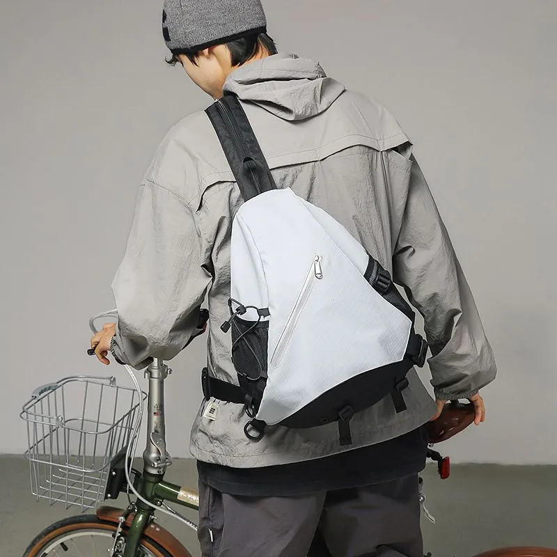Men's Crossbody Bag Large Capacity Chest Pack Outdoor Hiking Sports - 1