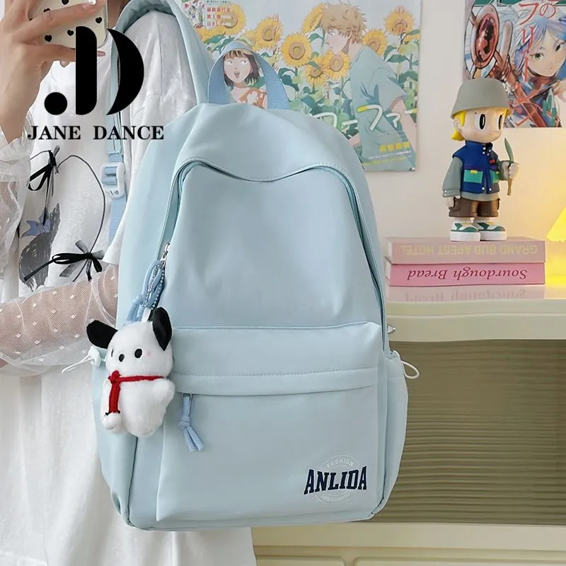 Simple Japanese Backpack for College Girls, Lightweight Daypack for High School - 2