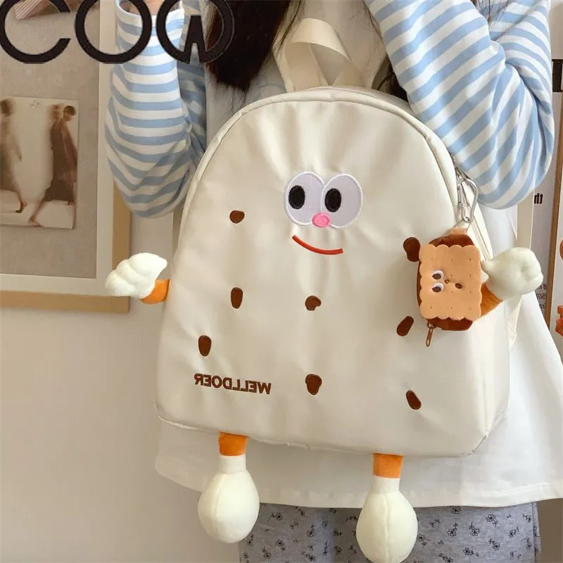 Cute Cartoon Backpack for Girls, Chic Japanese Style Student Rucksack - 1