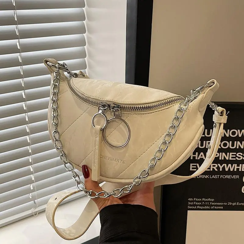 Trendy Waist Bag 2025, Fashionable Sling Bag for Women, Ins Summer Crossbody Chest Bag - 4