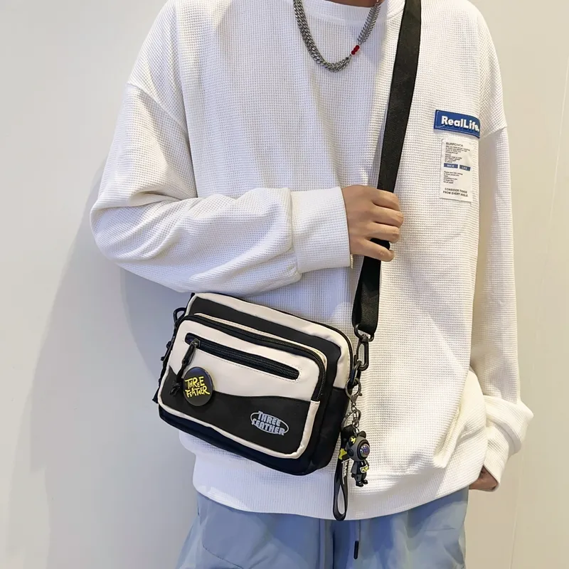 Men's Crossbody Bag Casual Nylon Sling Backpack Daypack - 1