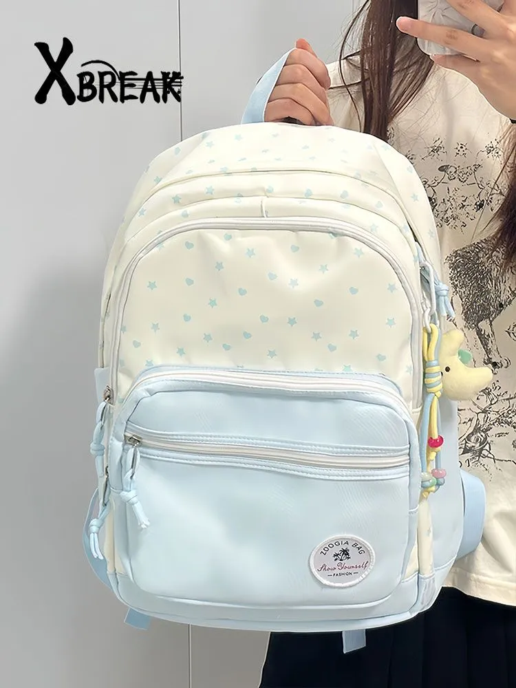 Cute Backpack for High School & College, Lightweight Large Capacity - 1