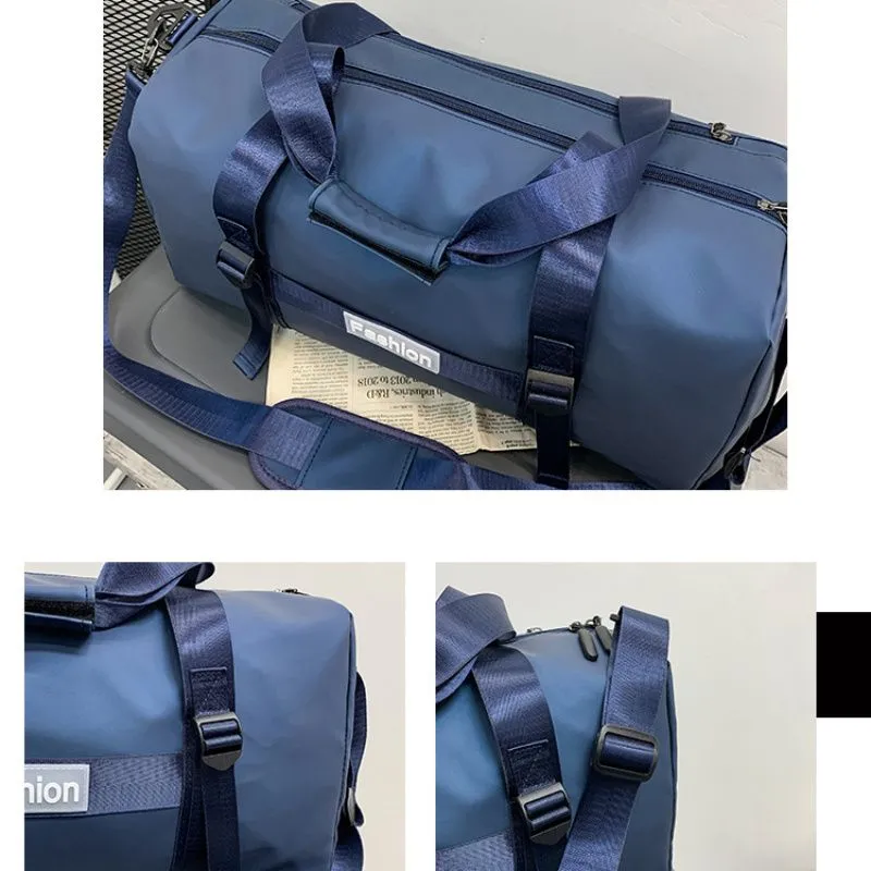 Woven Tote Bag for Travel Yoga with Wet-Dry Compartment - 5