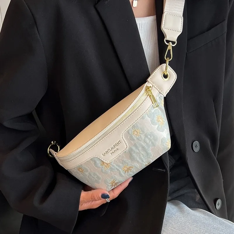 Women's Crossbody Bag 2025 New Fashion Embroidery Sling Bag - 2