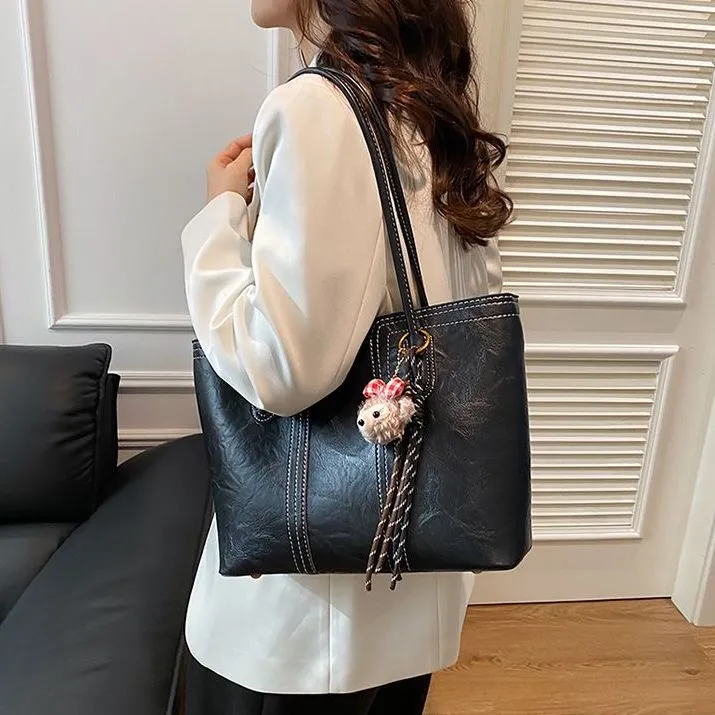 Stylish 2025 Tote Bag Large Capacity Casual Shoulder Crossbody Bag - 3