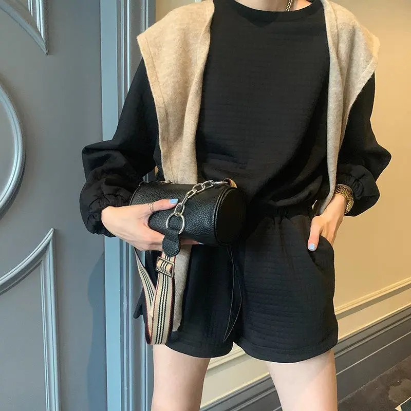 Cylinder Crossbody Bag with Chain Strap, Casual & Versatile Women's Bag - 4