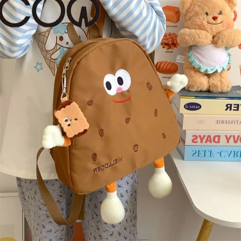Cute Cartoon Backpack for Girls, Chic Japanese Style Student Rucksack - 3