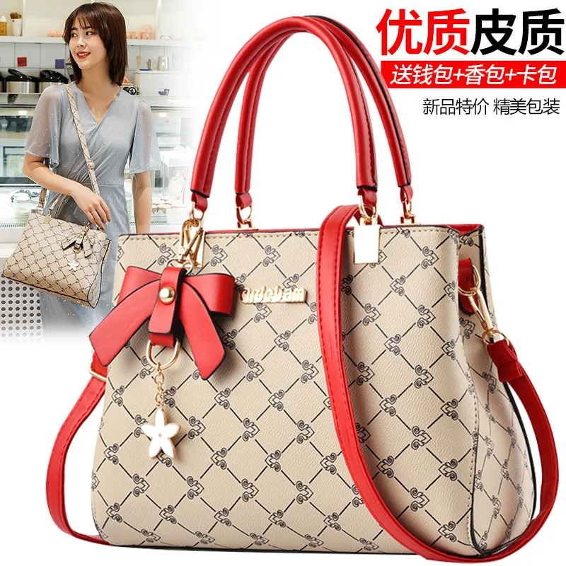 Women's Tote Bag 2024 Fashion Shoulder Bag Soft Leather Handbag - 2