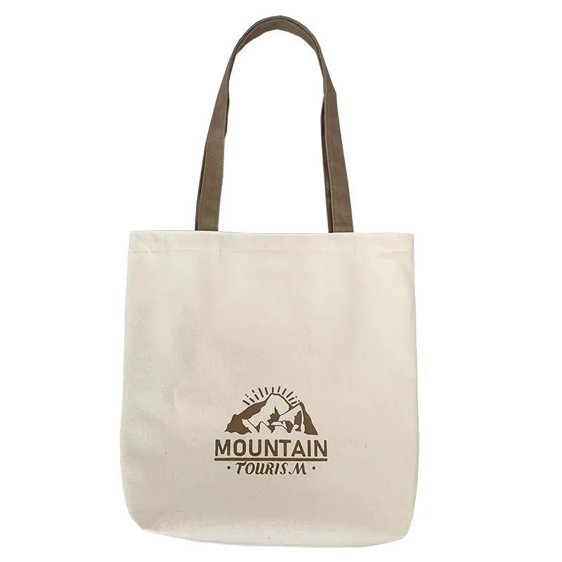 Canvas Tote Bag Large Capacity Ins Lazy Style Shoulder Bag Unisex - 5