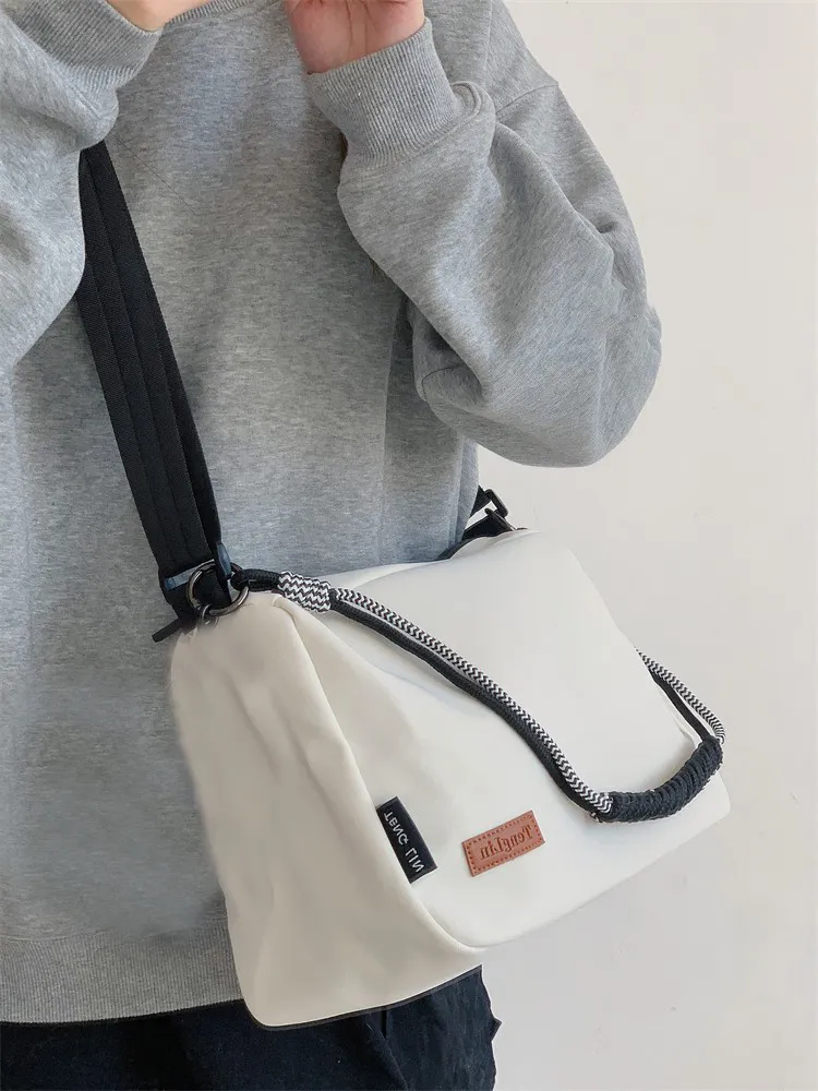Large Capacity Canvas Crossbody Bag Women 2023 Trendy Waterproof Tote - 4