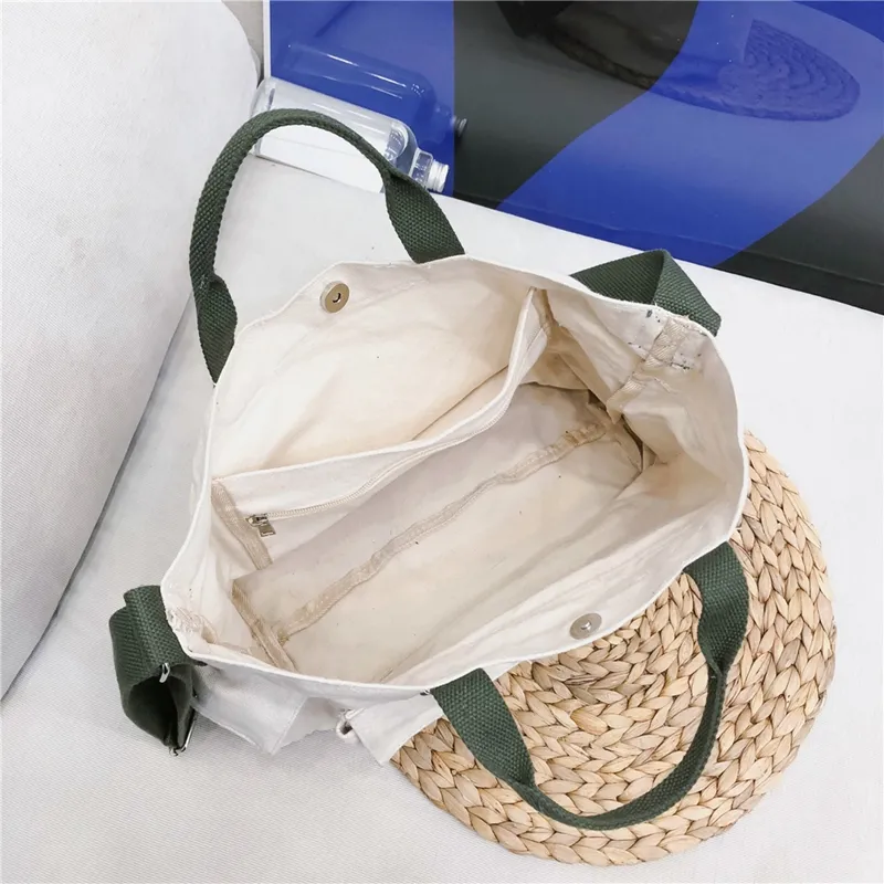 Large Capacity Canvas Tote Bag for Women, Japanese Korean Style Shoulder Bag - 4