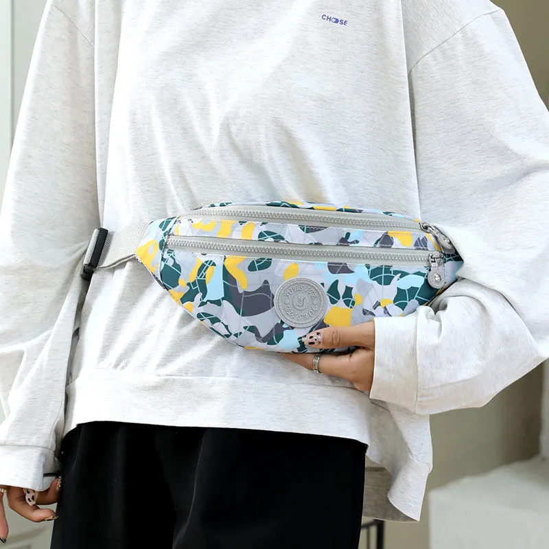 Nylon Waist Bag Crossbody Sling Bag Large Capacity Fashionable - 4