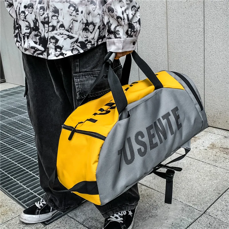 Large Capacity Travel Backpack Men's Gym Bag Multi-functional Shoulder Bag - 1
