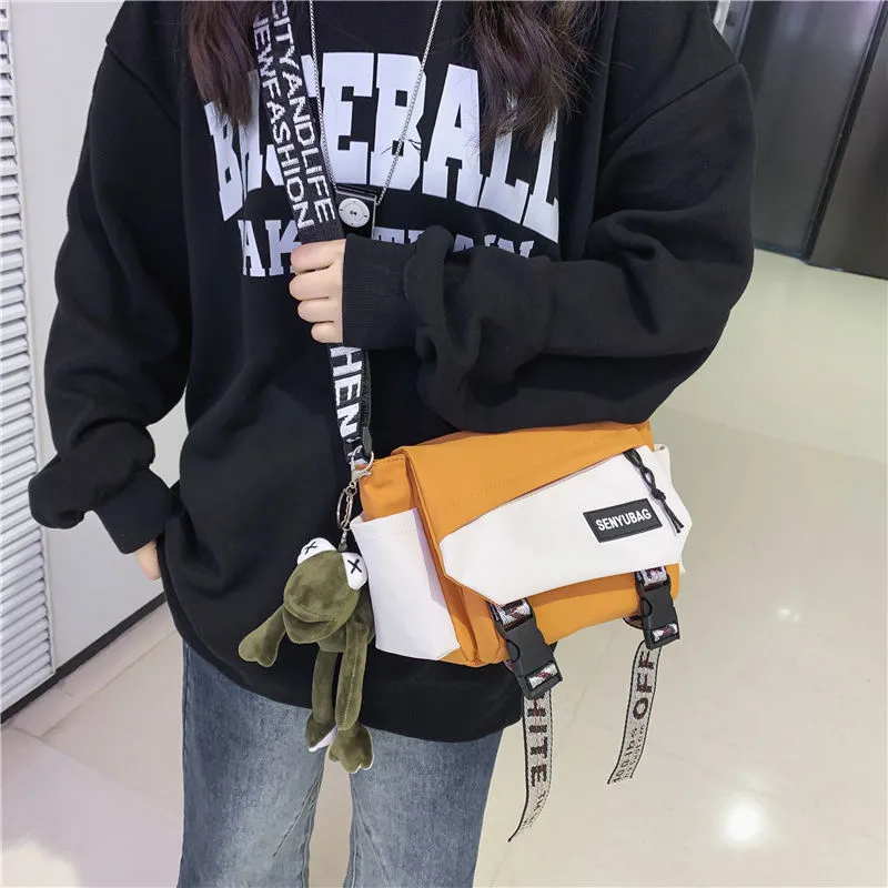 Men's Crossbody Bag Ins Style Casual Shoulder Bag for Students - 5