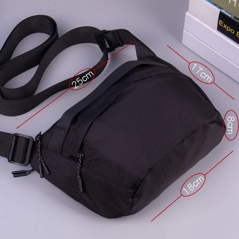 Men's Crossbody Bag Lightweight Travel Sling Pack 25x17x8cm - 2