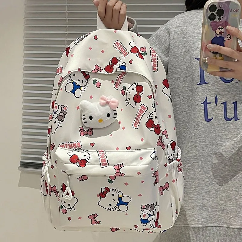 Cute Sanrio Backpack Lightweight Breathable Large Capacity School Bag - 1