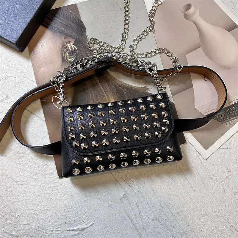 Punk Chain Waist Bag for Women | Phone Holder & Belt Bag 2025 - 2