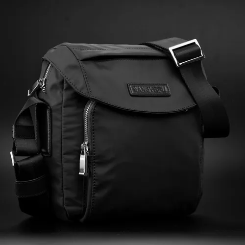 Men's Casual Shoulder Bag Waterproof Nylon Crossbody Bag - 3