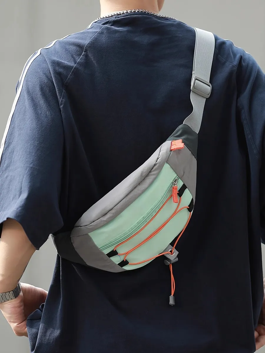 Crossbody Sling Bag for Men & Women, Lightweight Outdoor Sports Chest Pack - 5