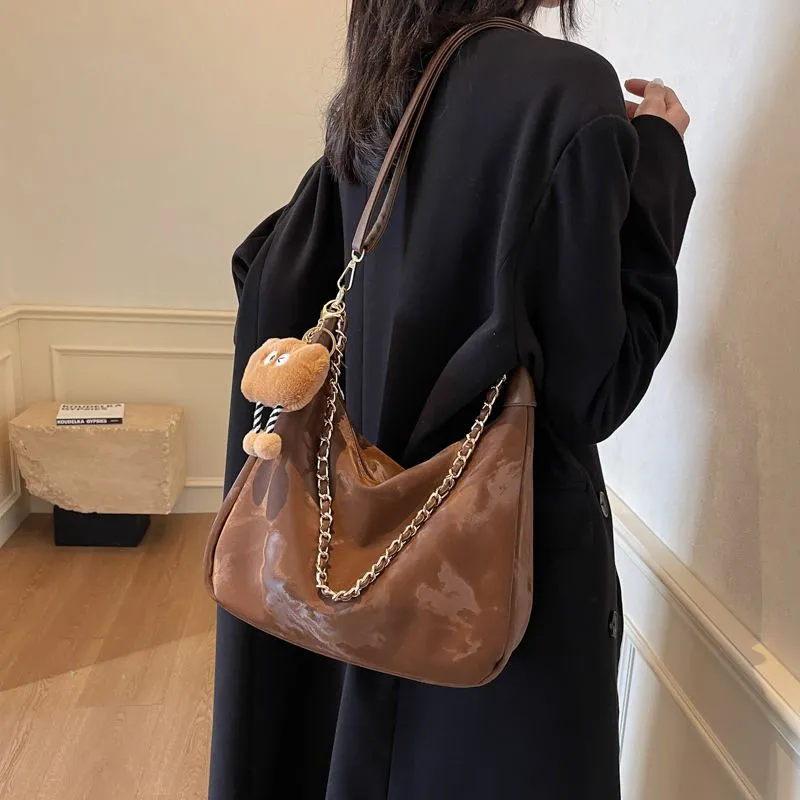 Stylish Tote Bag for Women Large Capacity Shoulder Bag Retro - 5