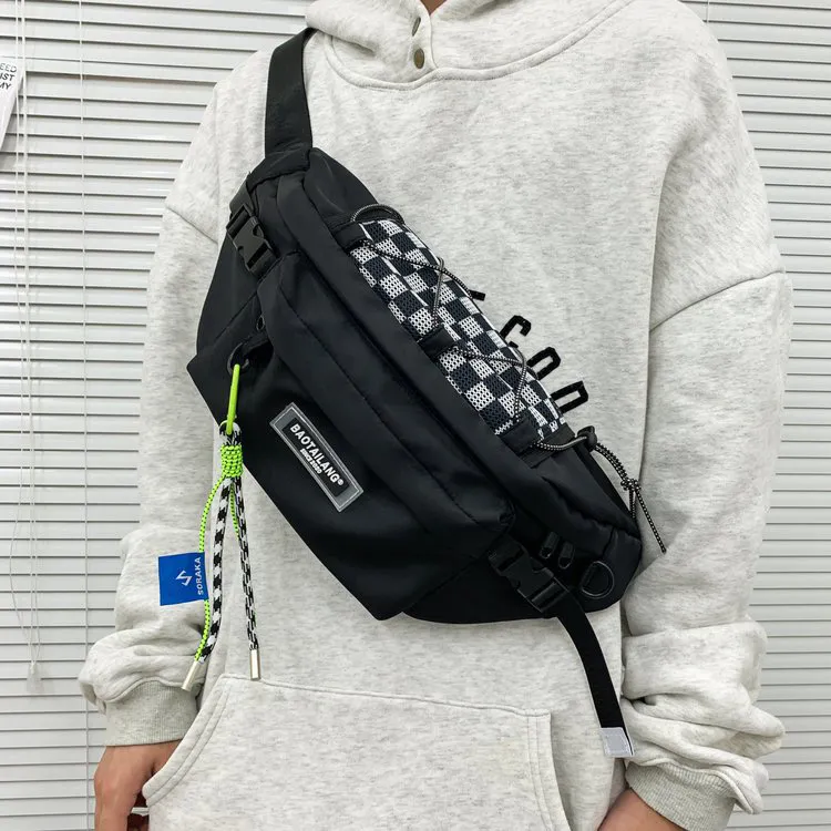 Trendy Nylon Sling Backpack for Men, 8 Inch Laptop Compartment, Large Capacity - 2