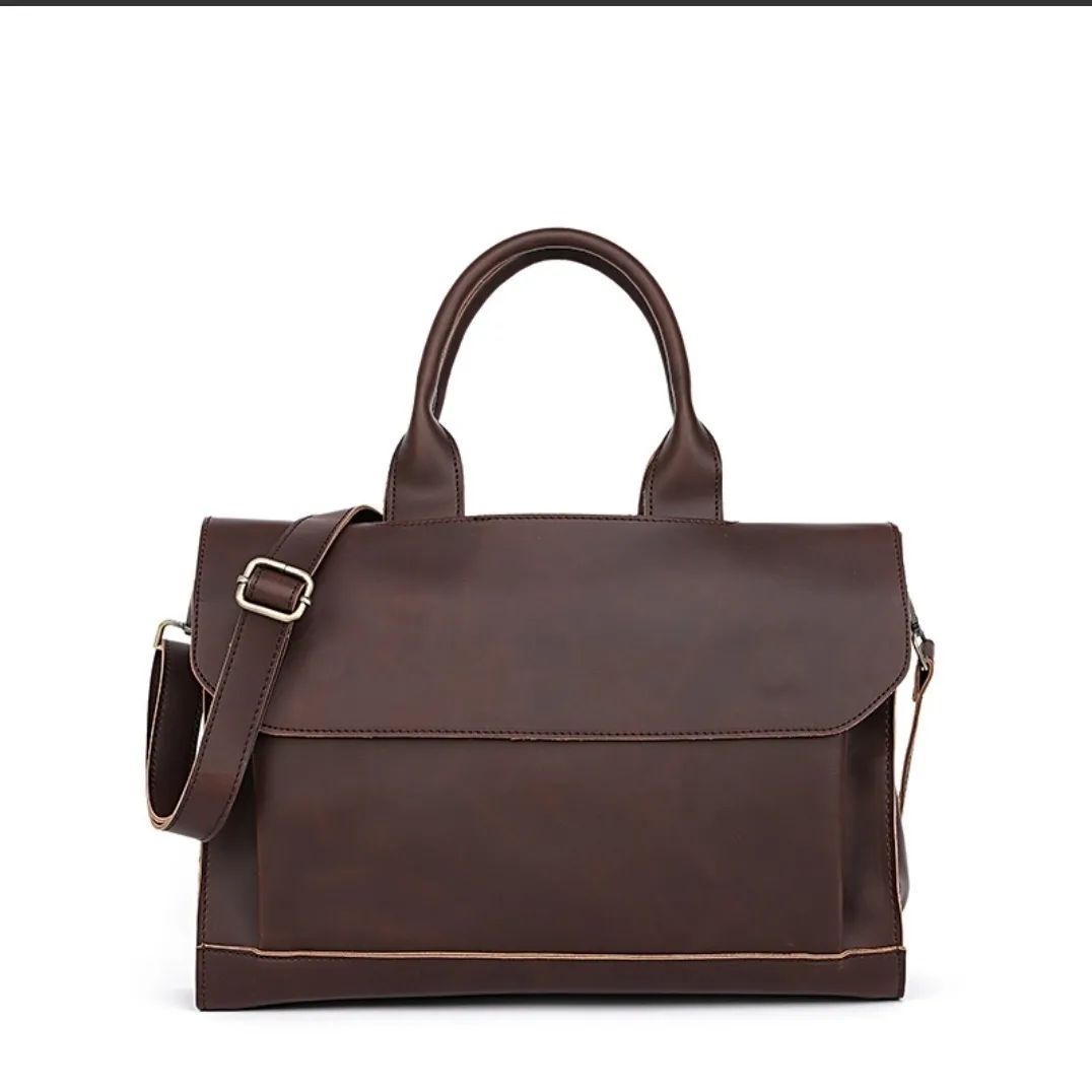 Men's Chest Bag Retro Square Crossbody Bag Large Capacity 16 Inch - 2