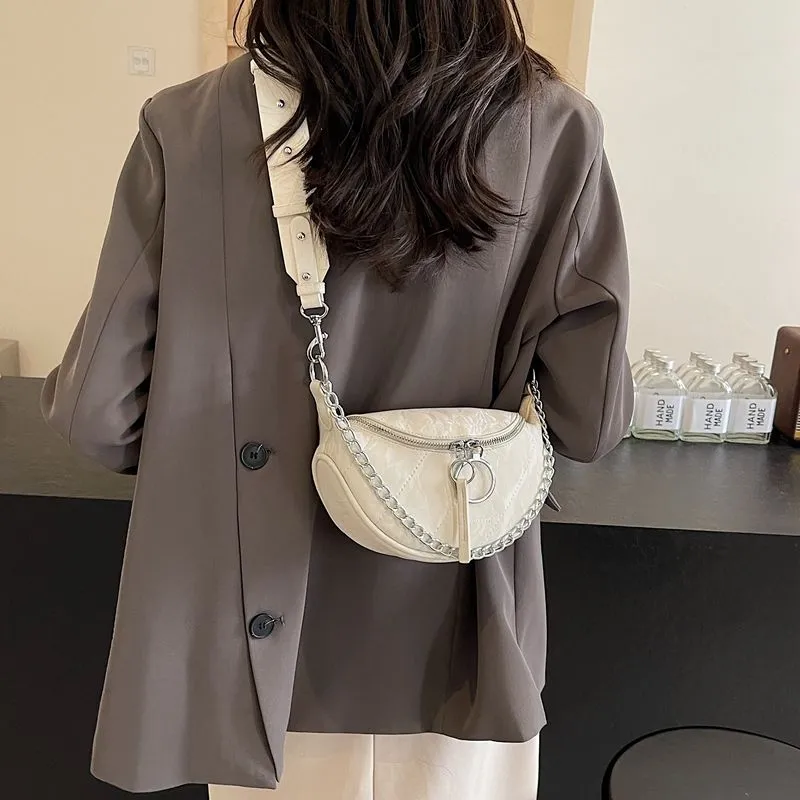 Trendy Waist Bag 2025, Fashionable Sling Bag for Women, Ins Summer Crossbody Chest Bag - 1