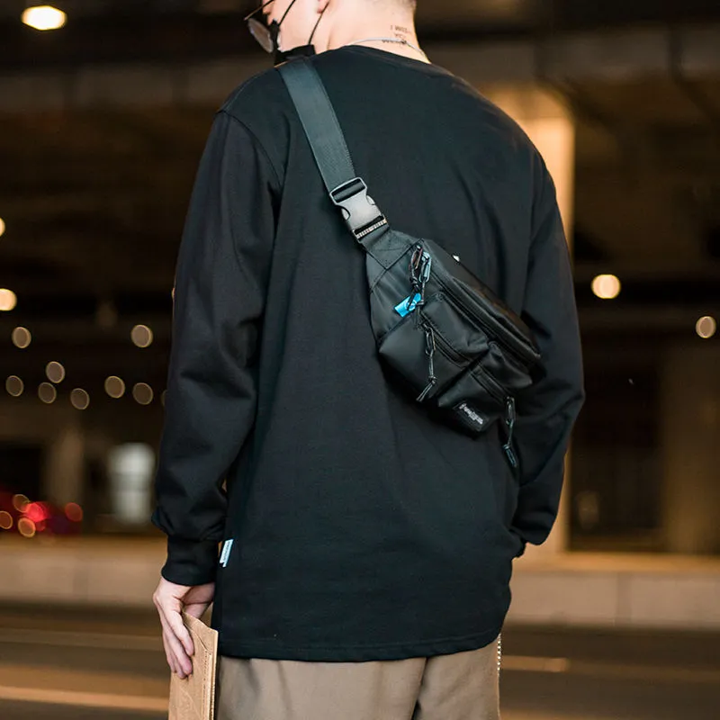 Men's Chest Bag Lightweight Crossbody Sling Backpack for Summer - 4