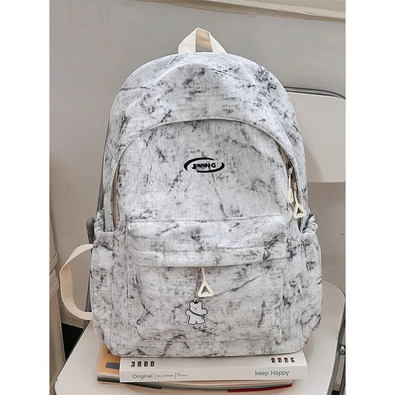 Ins Tie-Dye Backpack for College Students, Large Capacity Daypack for High School - 5
