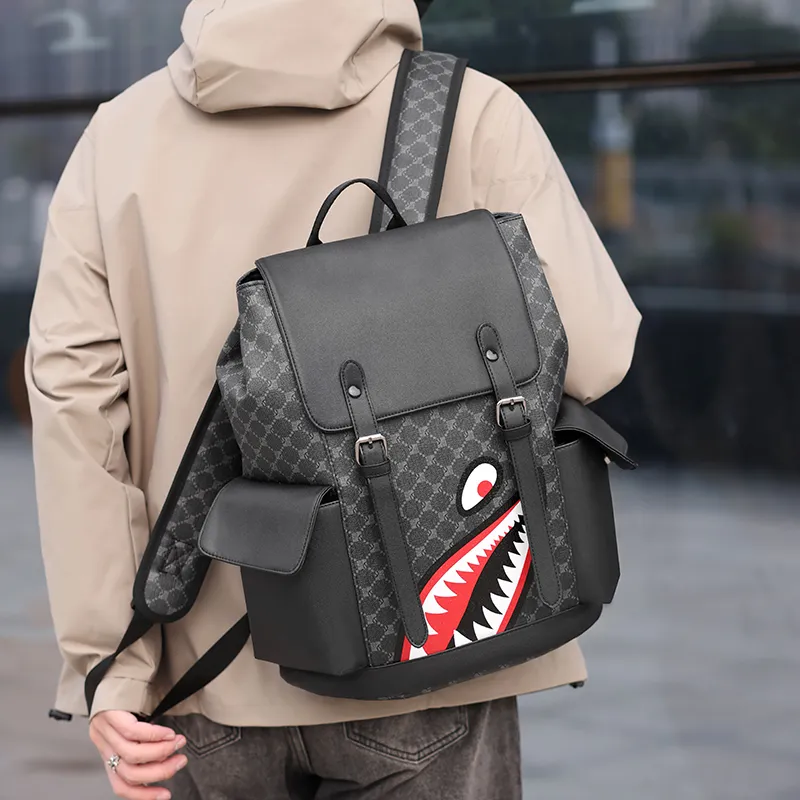 Stylish Large Capacity Backpack 2025 Men's Travel Laptop Bag - 5