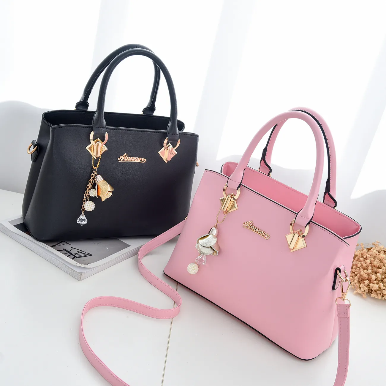 Large Tote Bag 2025 Women's Fashionable High-End Crossbody Bag - 4