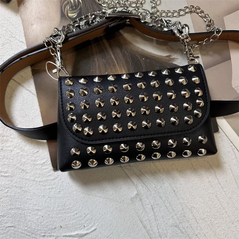 Punk Chain Waist Bag for Women | Phone Holder & Belt Bag 2025 - 3