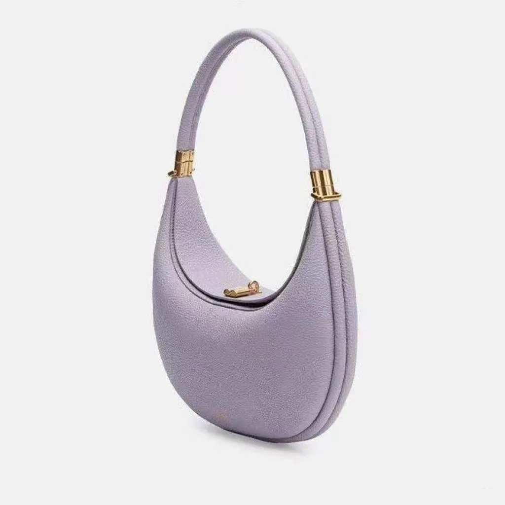Moon Bag Magnetic Closure Shoulder Bag - Elegant & Minimalist Design - 1