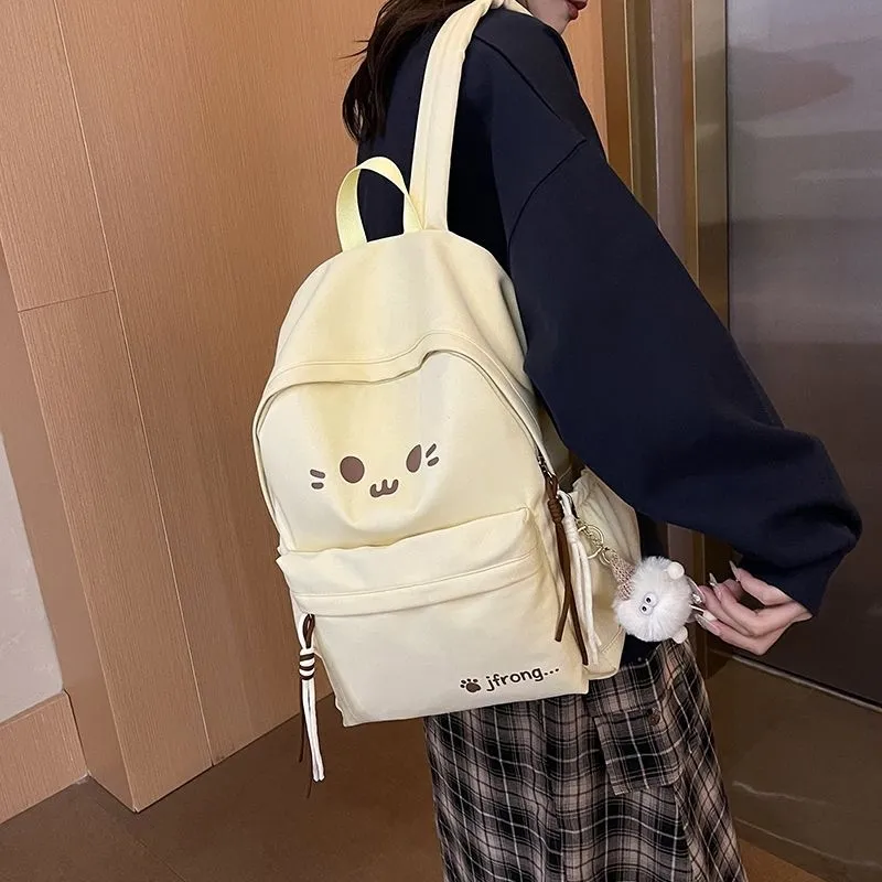 Cute Backpack for Women Large Capacity Student School Bag Ins Style - 2