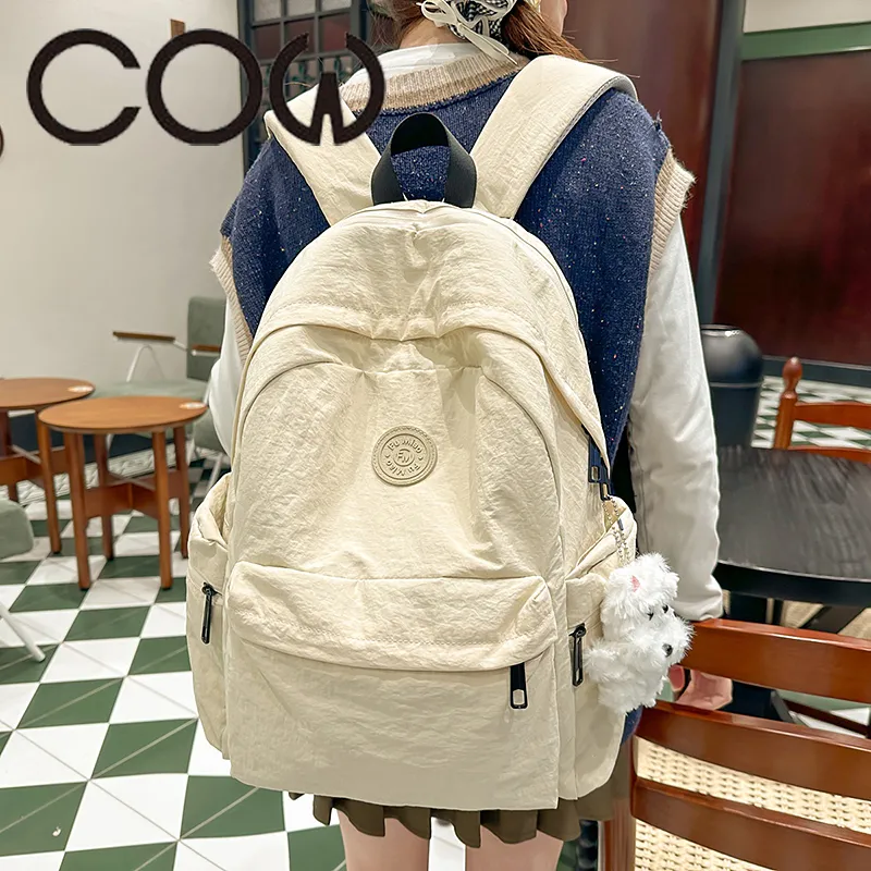 Lightweight Backpack for Women, Large Capacity Travel Bag, College Student Bookbag - 1