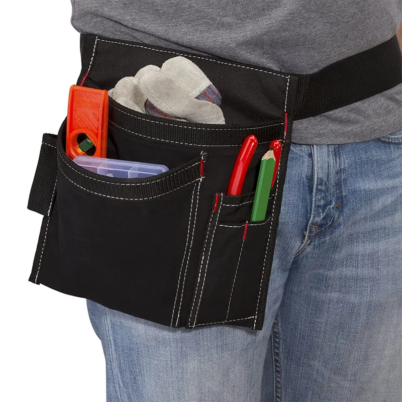 Durable Multi-Pocket Electrician Tool Pouch for Construction Work - 1