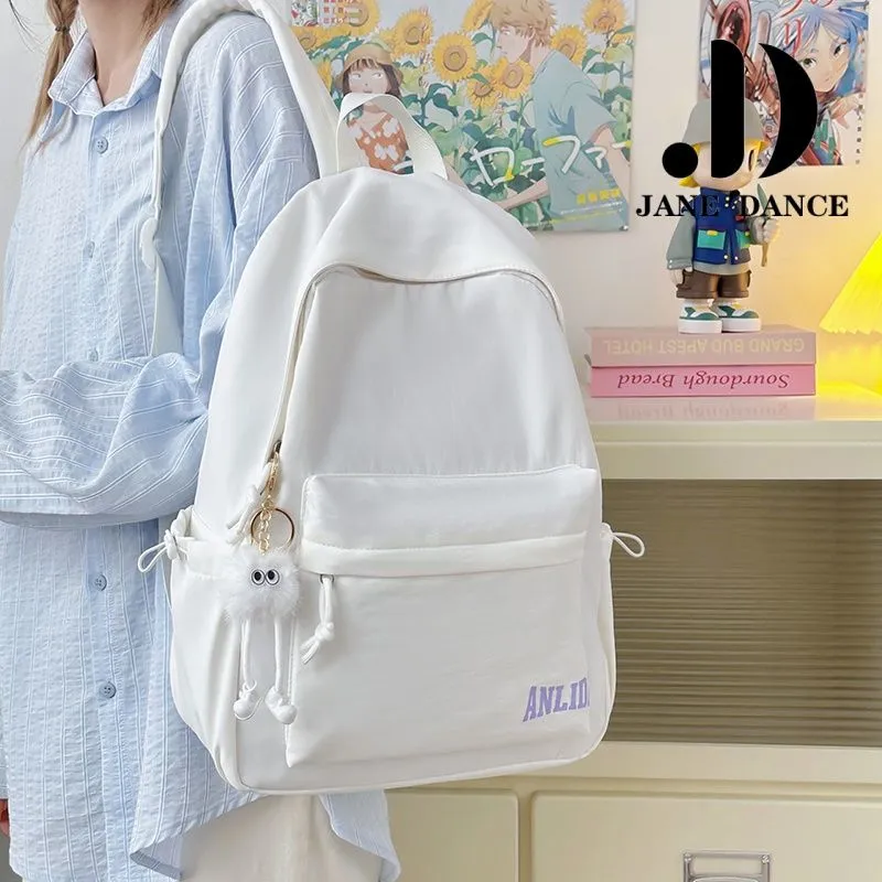 Simple Japanese Backpack for College Girls, Lightweight Daypack for High School - 5